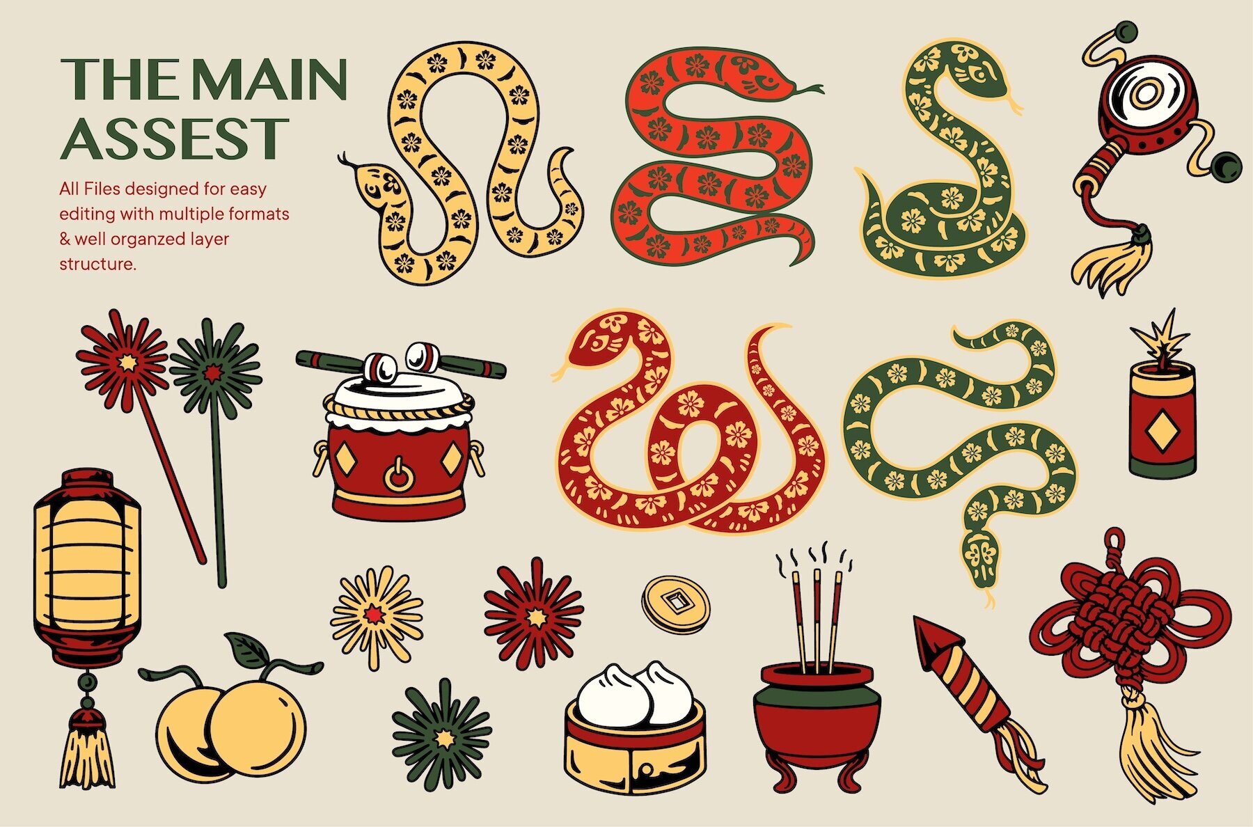 Chinese Snake Year Collection 2