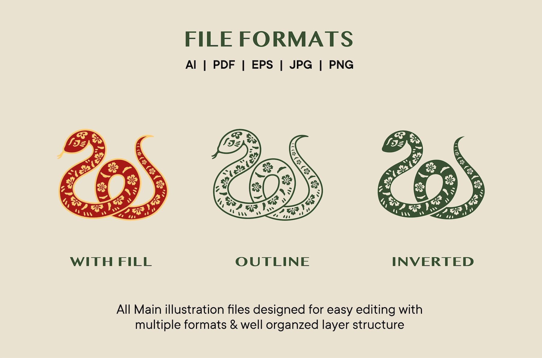 Chinese Snake Year Collection 4