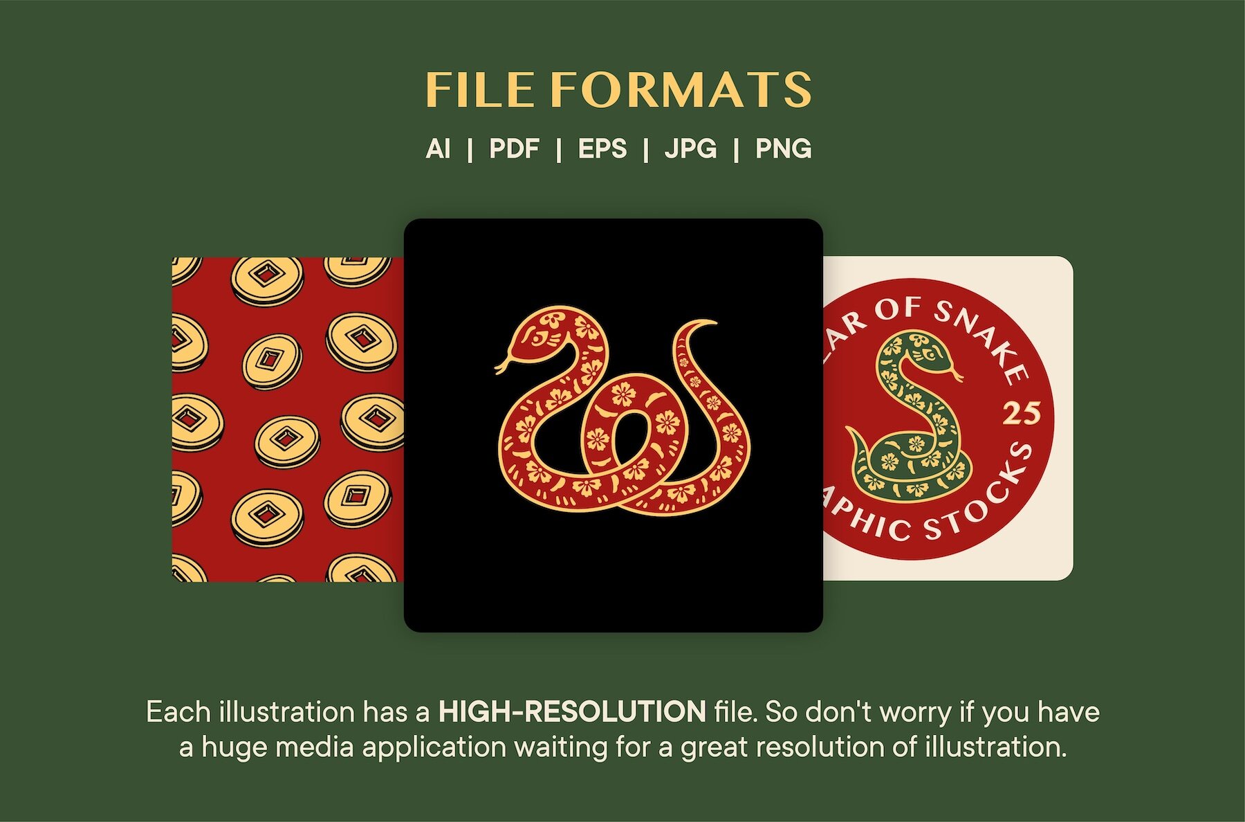 Chinese Snake Year Collection 5