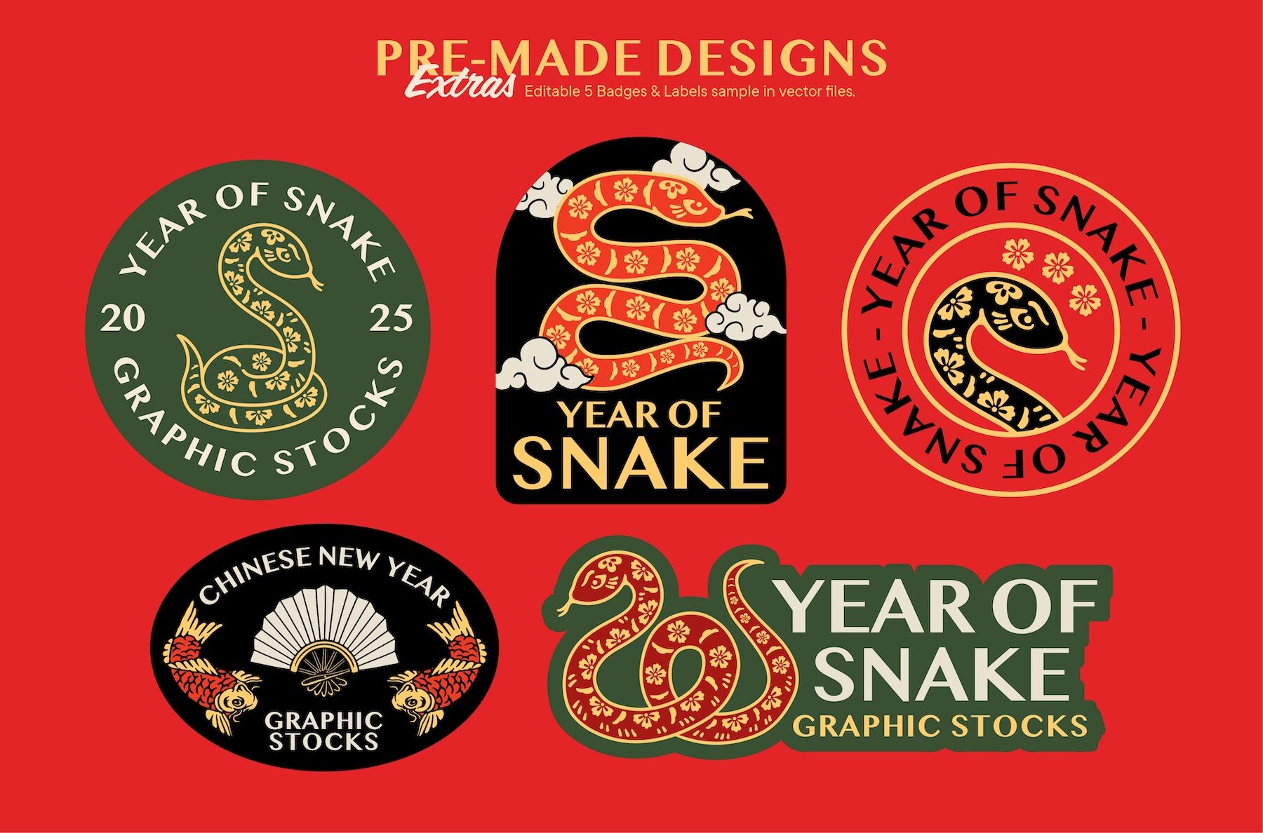 Chinese Snake Year Collection 9