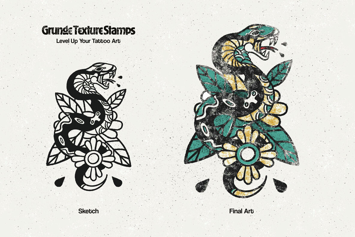 Grunge Texture Stamp Affinity Brushes 5