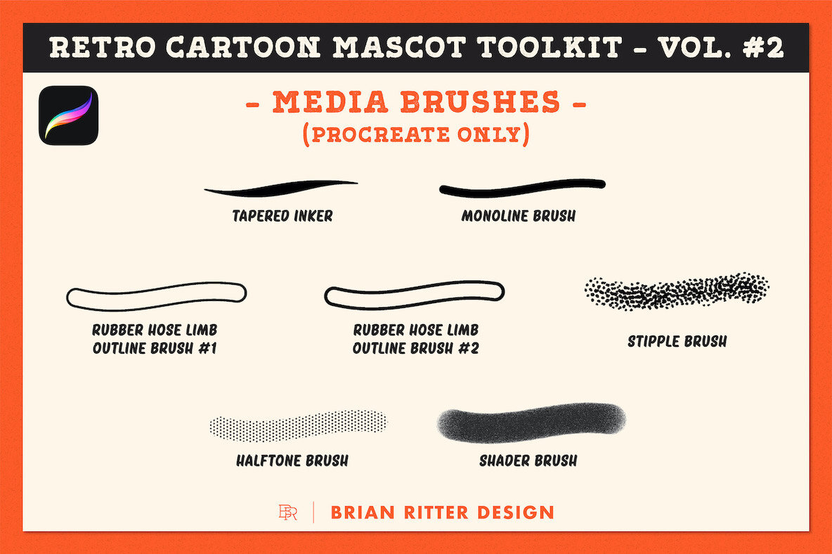 Retro Cartoon Mascot Toolkit   Volume 2 4