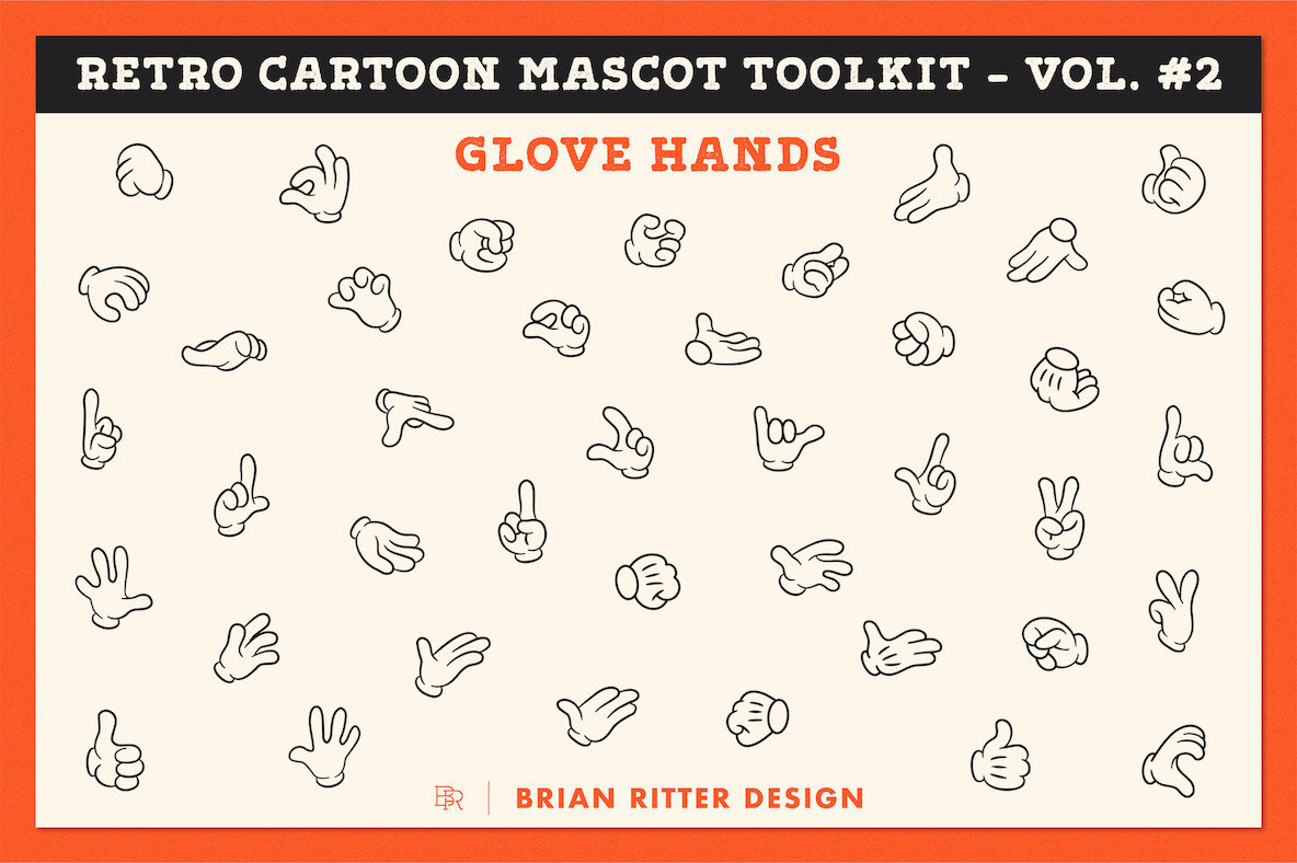 Retro Cartoon Mascot Toolkit   Volume 2 7