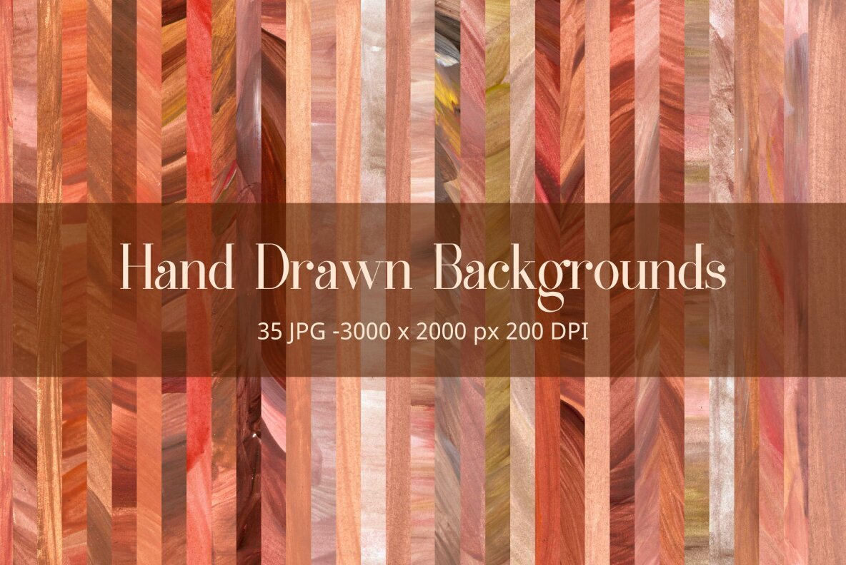 Hand Drawn Neutral Backgrounds 1