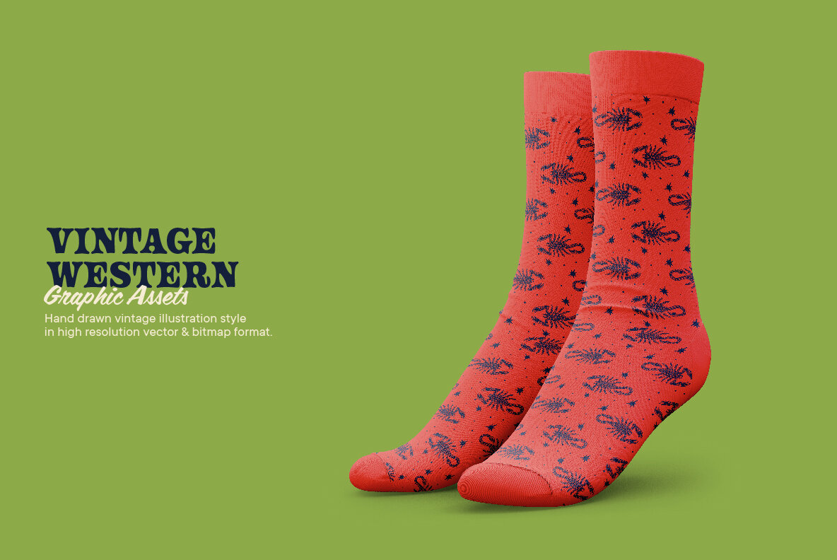 Vintage Western Graphic Assets Vol 2 5