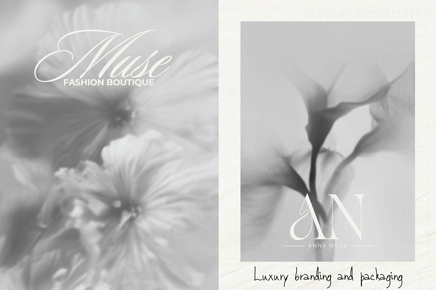 Monochrome FLOWERS 8