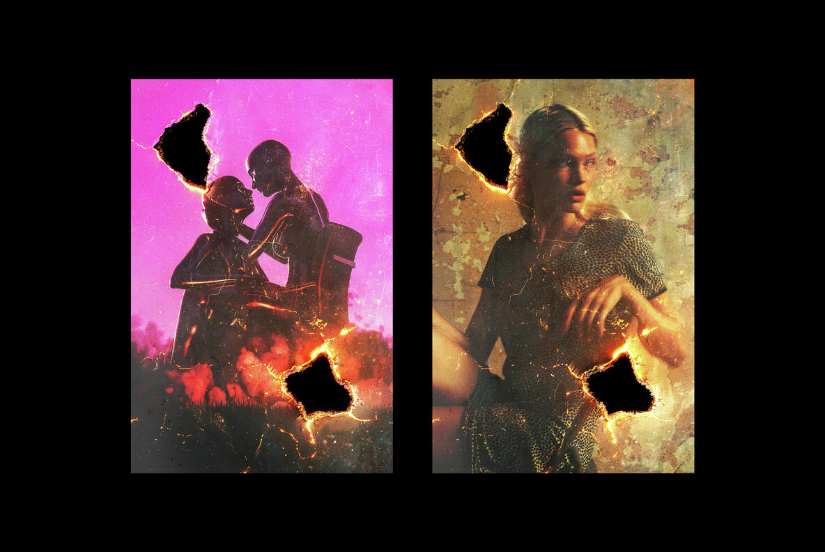 Nostalgia Burn Paper Photo Effect 5