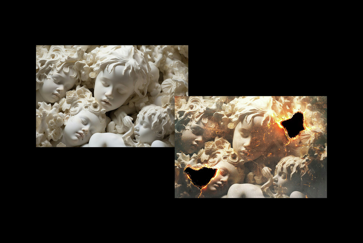 Nostalgia Burn Paper Photo Effect 7