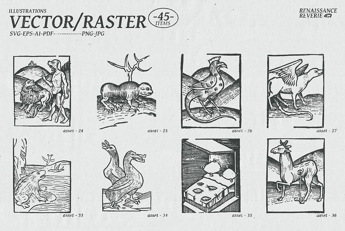 Renaissance Reverie Vector Collection 2