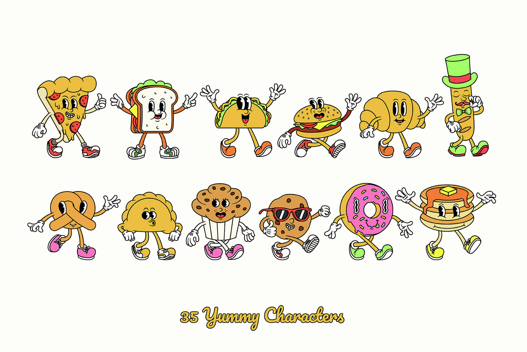 Flavor Frenzy Cartoon Characters 3