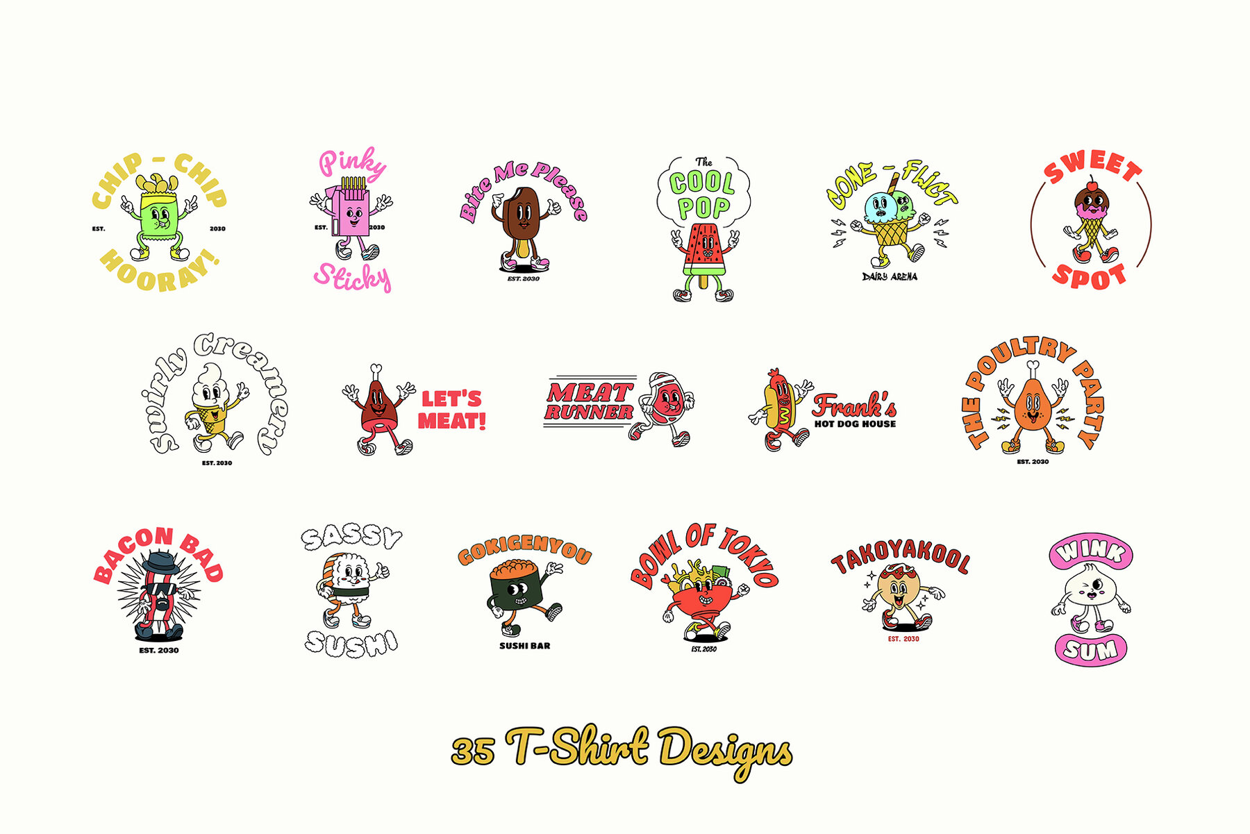 Flavor Frenzy Cartoon Characters 7