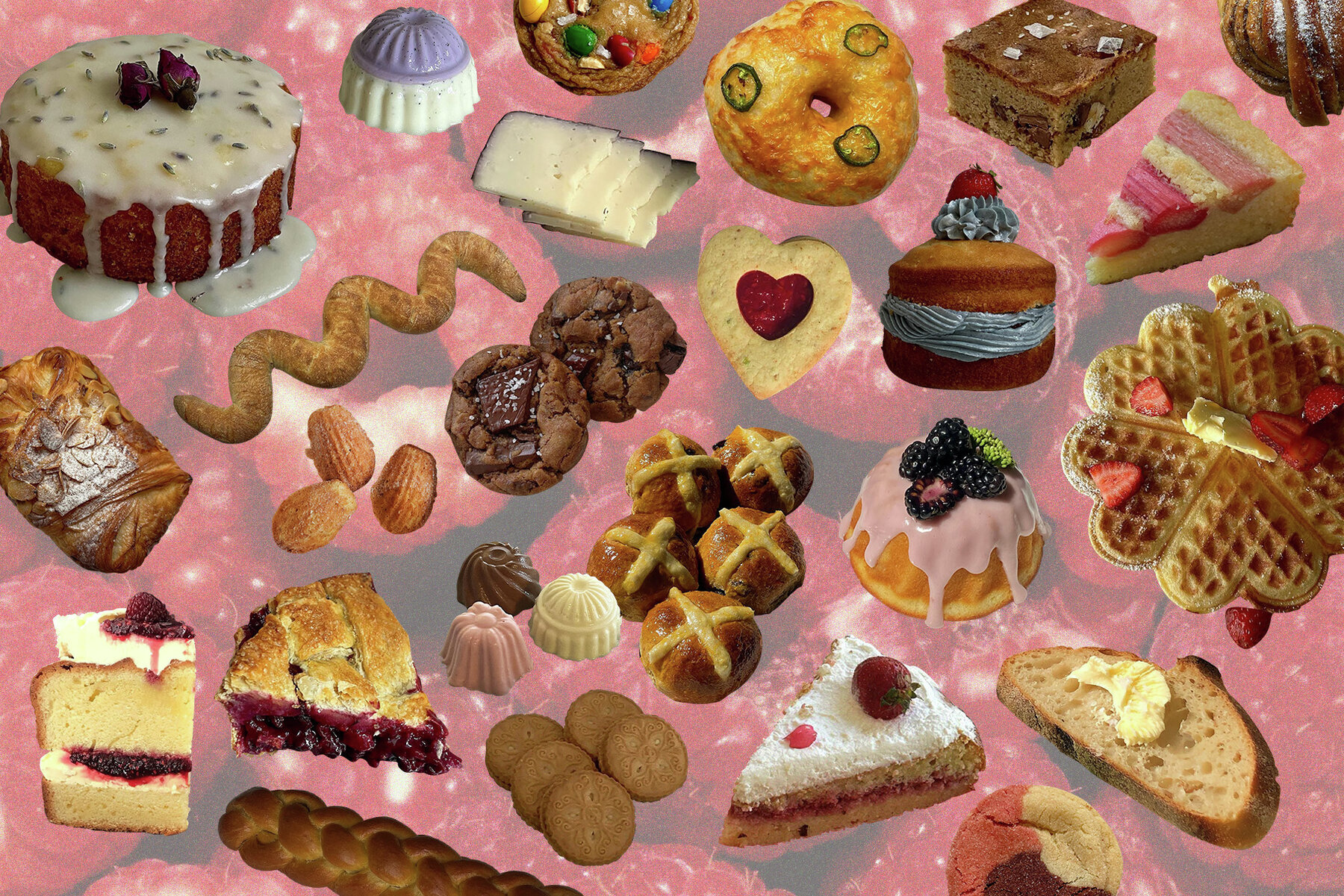 Delicious Food Collage Kit 3