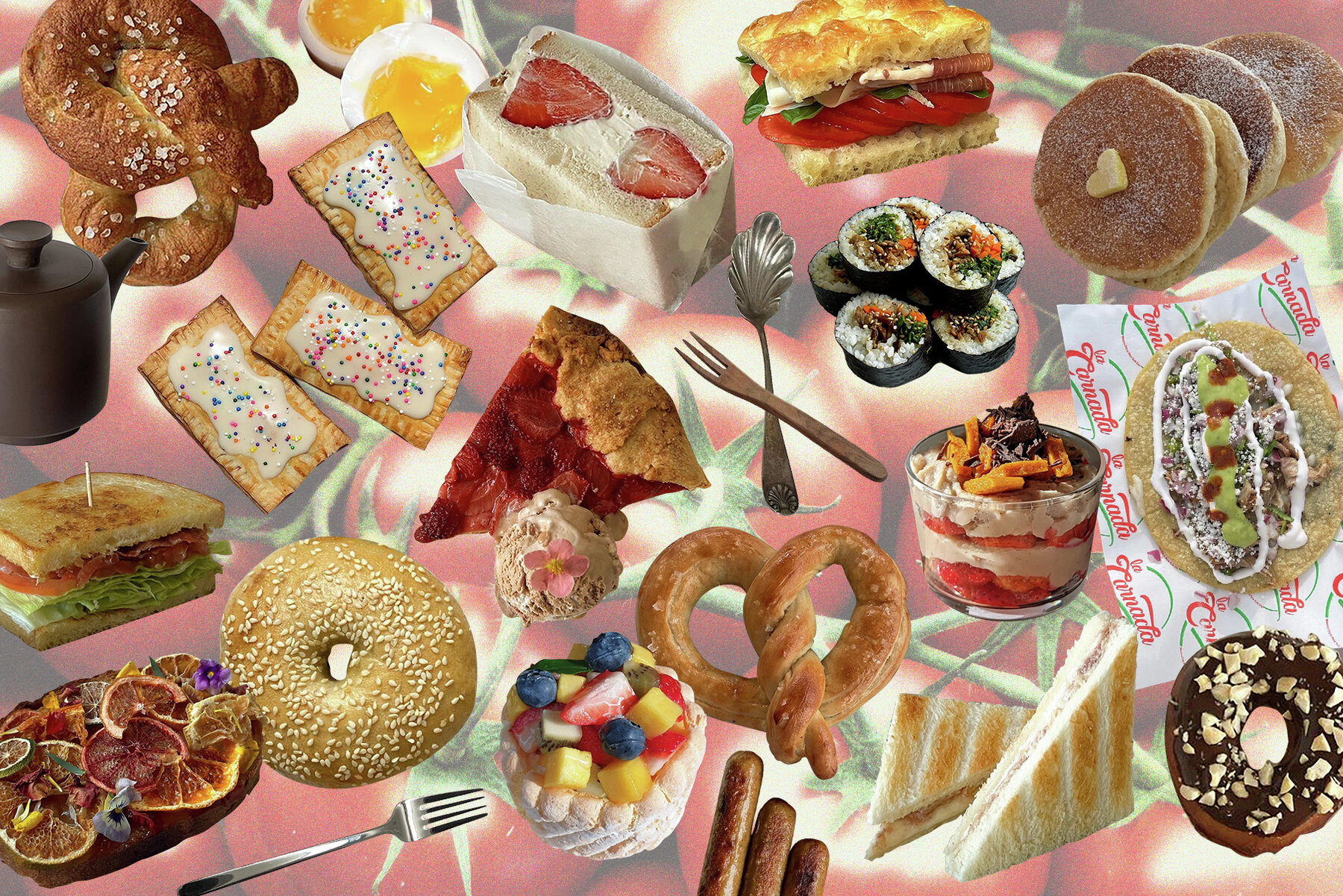 Delicious Food Collage Kit 7