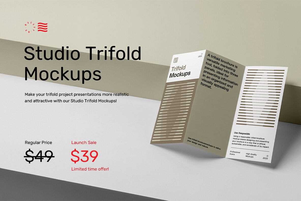 Studio Trifold Mockups 2