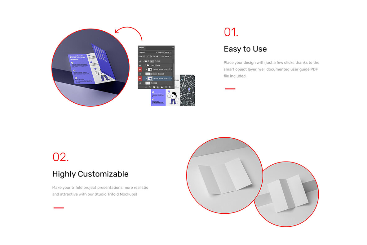 Studio Trifold Mockups 4