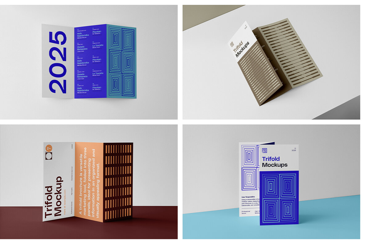 Studio Trifold Mockups 13