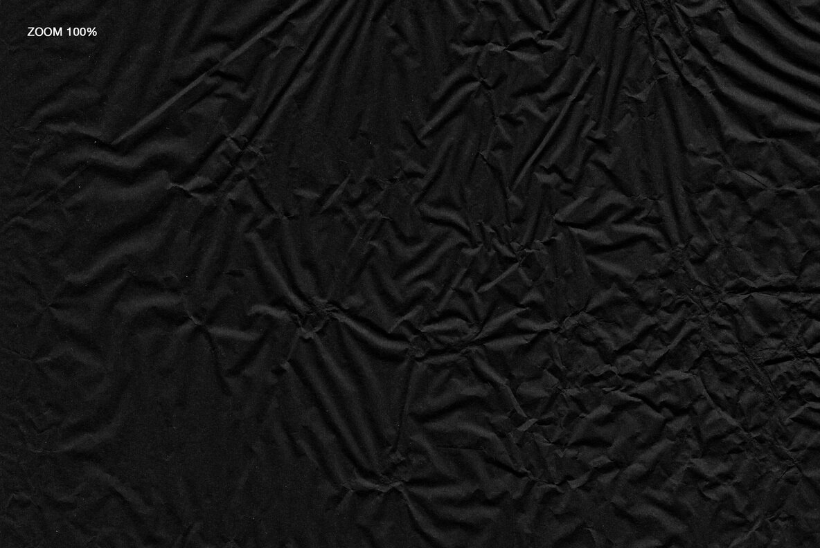 Black Crumpled Paper Textures 7