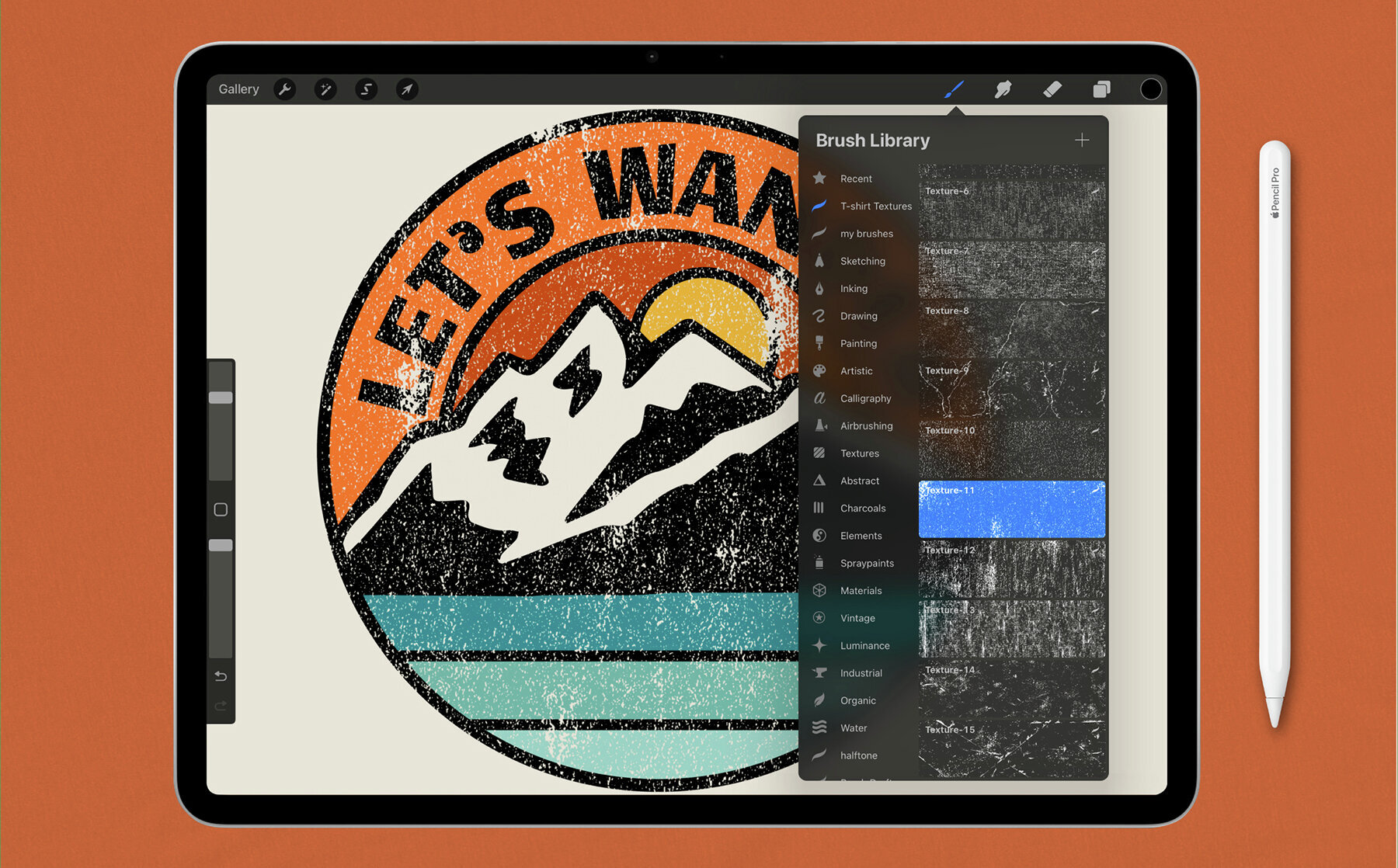 T shirt Textures for Procreate 2