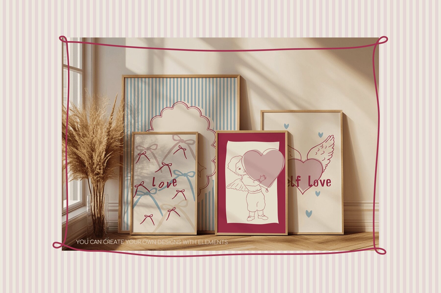 Valentines Day Whimsical set 9