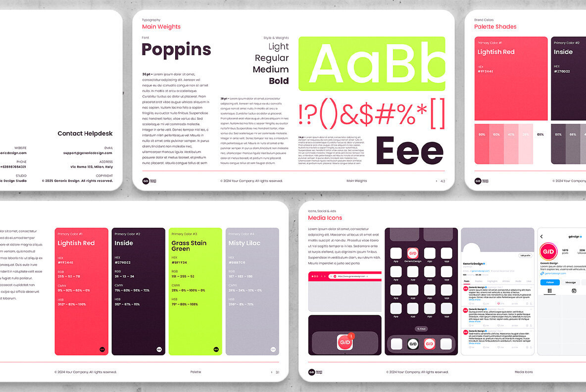 Brand Guidelines   Photoshop Template 2