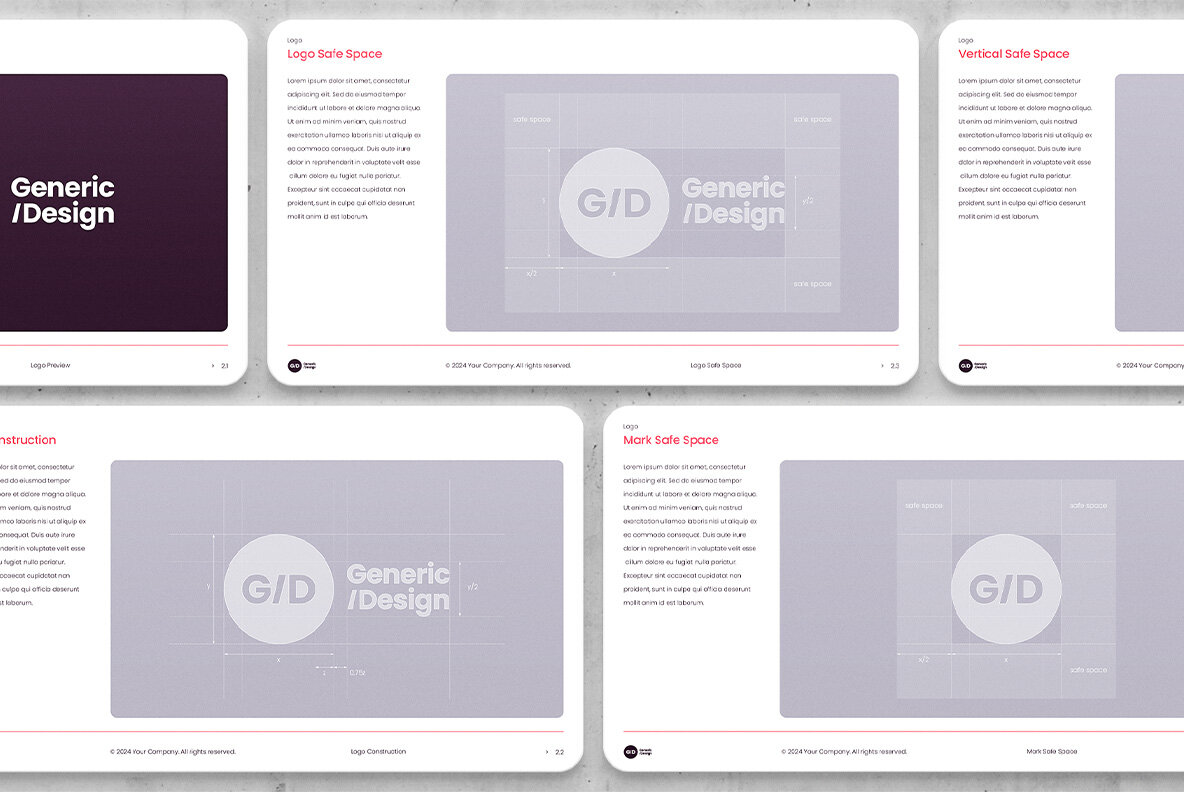 Brand Guidelines   Photoshop Template 5