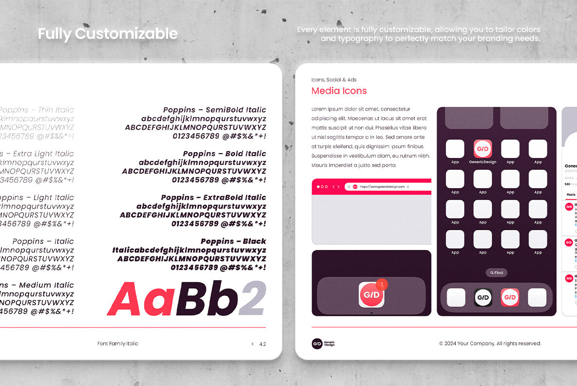 Brand Guidelines   Photoshop Template 6