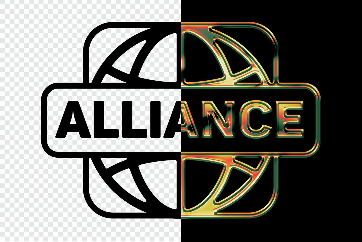 Gothic Chrome Text and Logo Effect 3