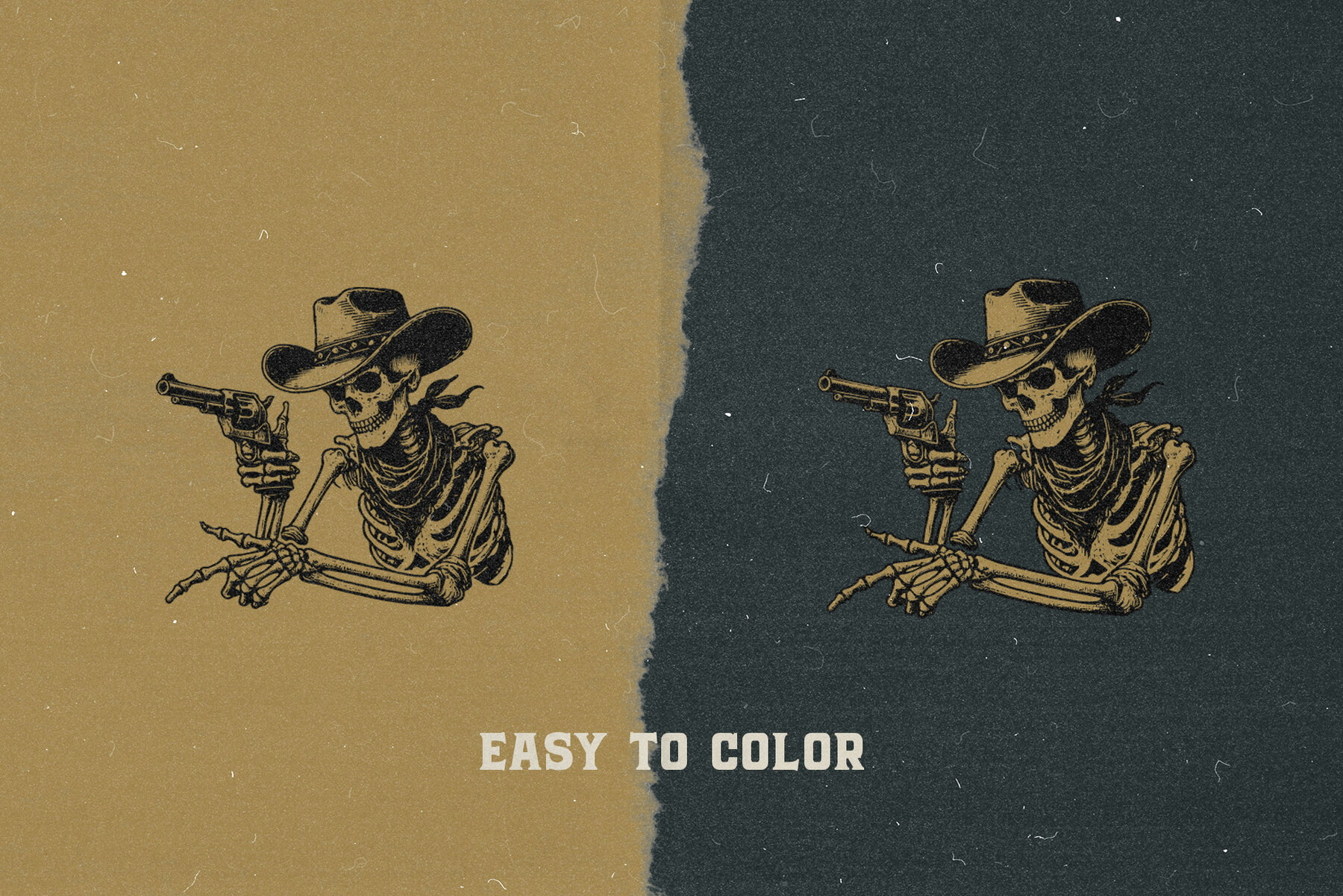 Rustic Western Badges 4