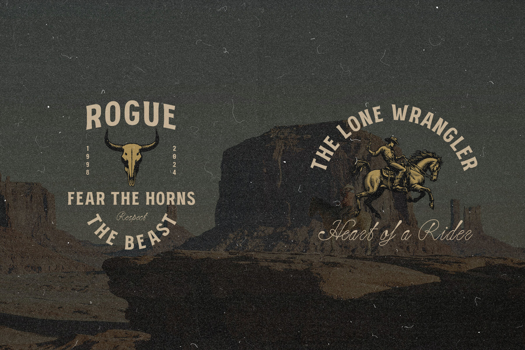 Rustic Western Badges 7