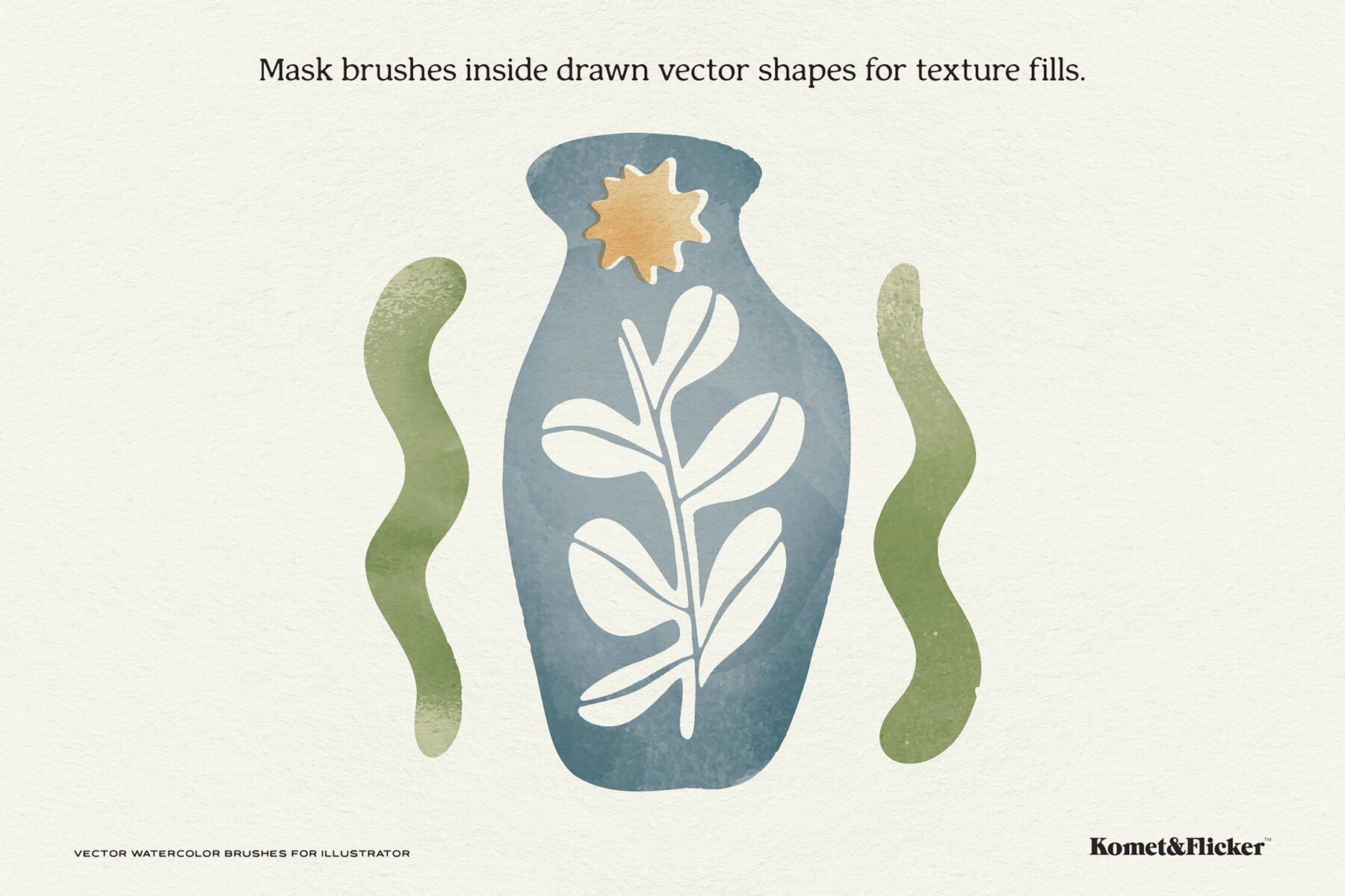 Vector Watercolor Brushes for Illustrator 8