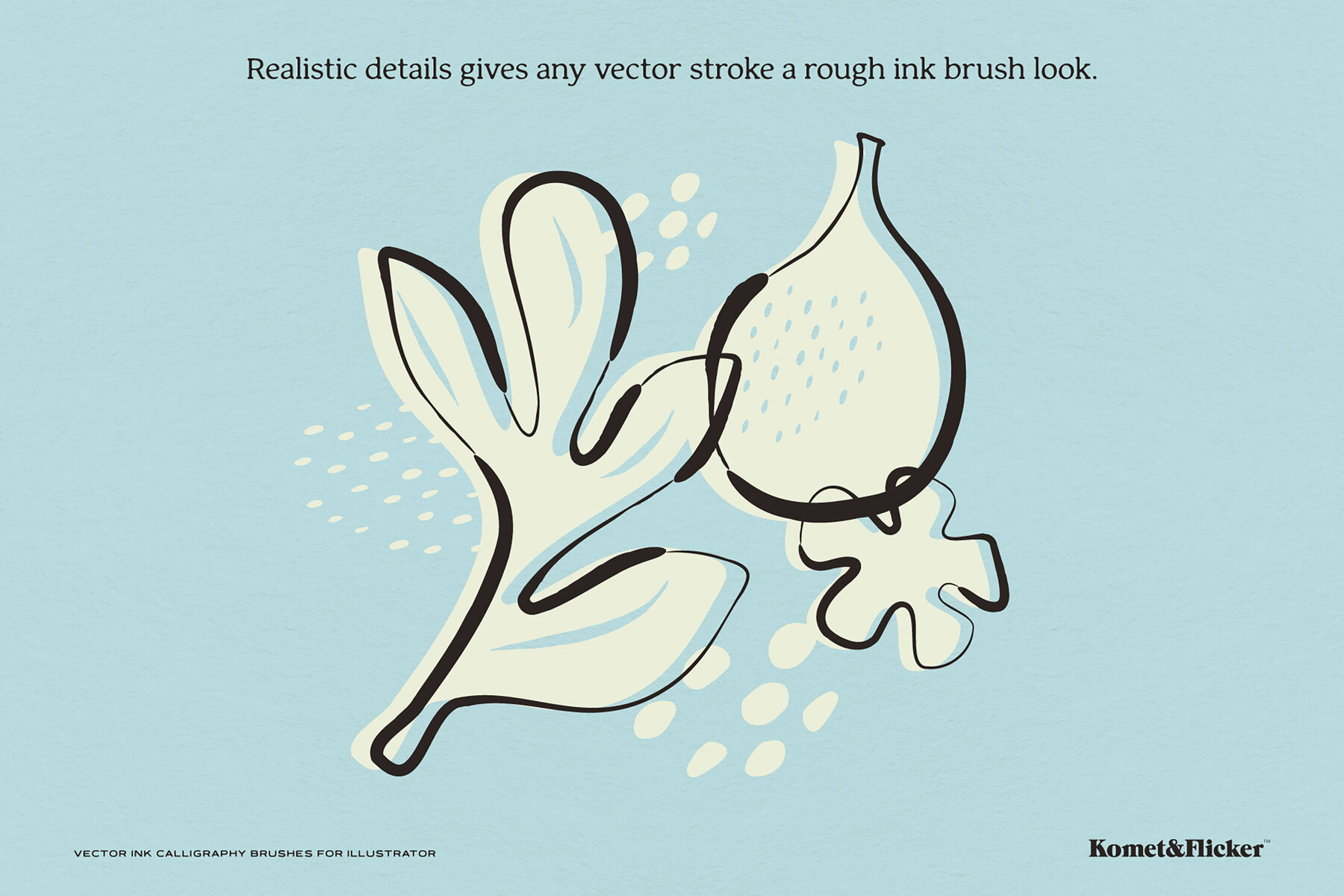 Vector Ink Calligraphy Brushes for Illustrator 5