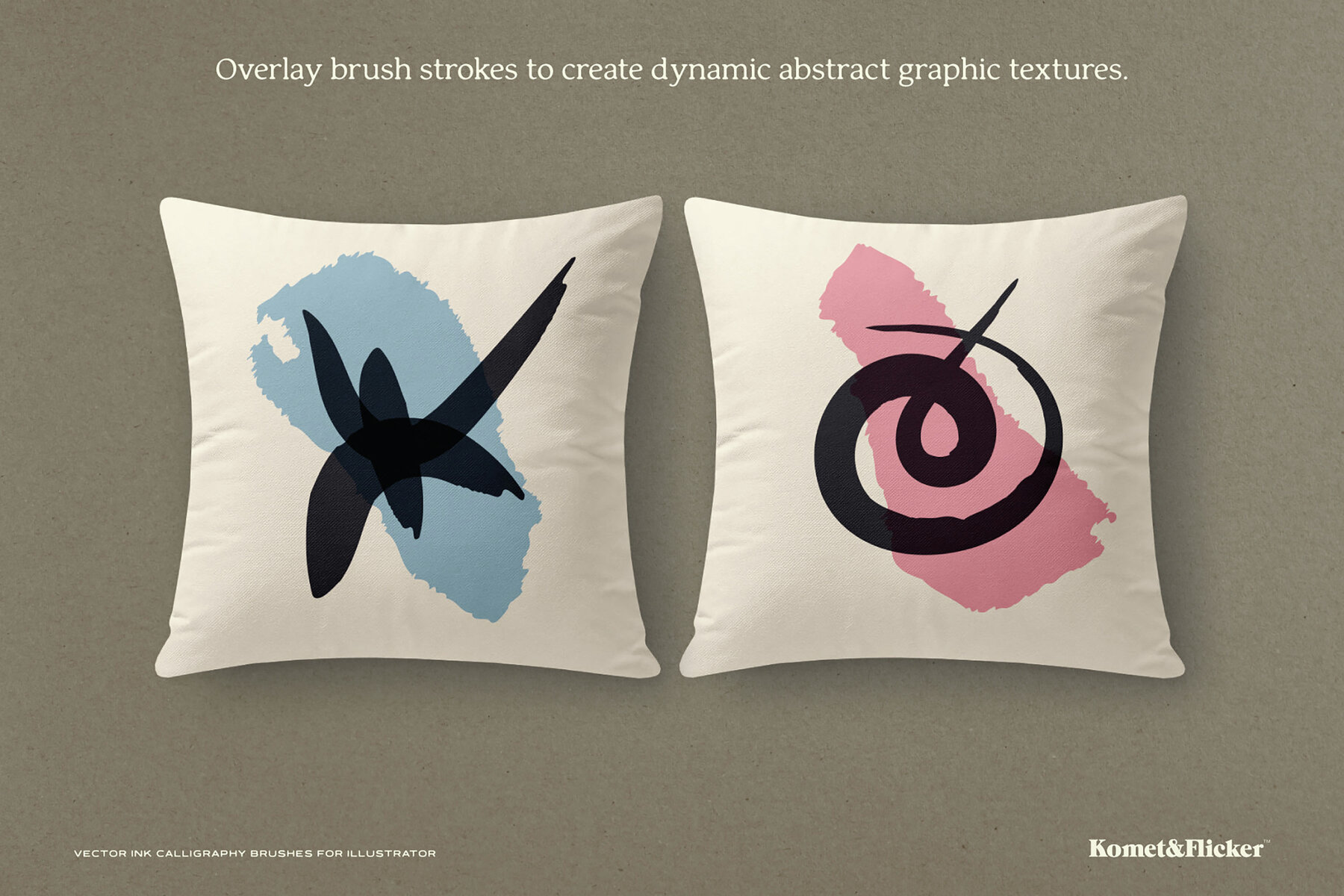 Vector Ink Calligraphy Brushes for Illustrator 9