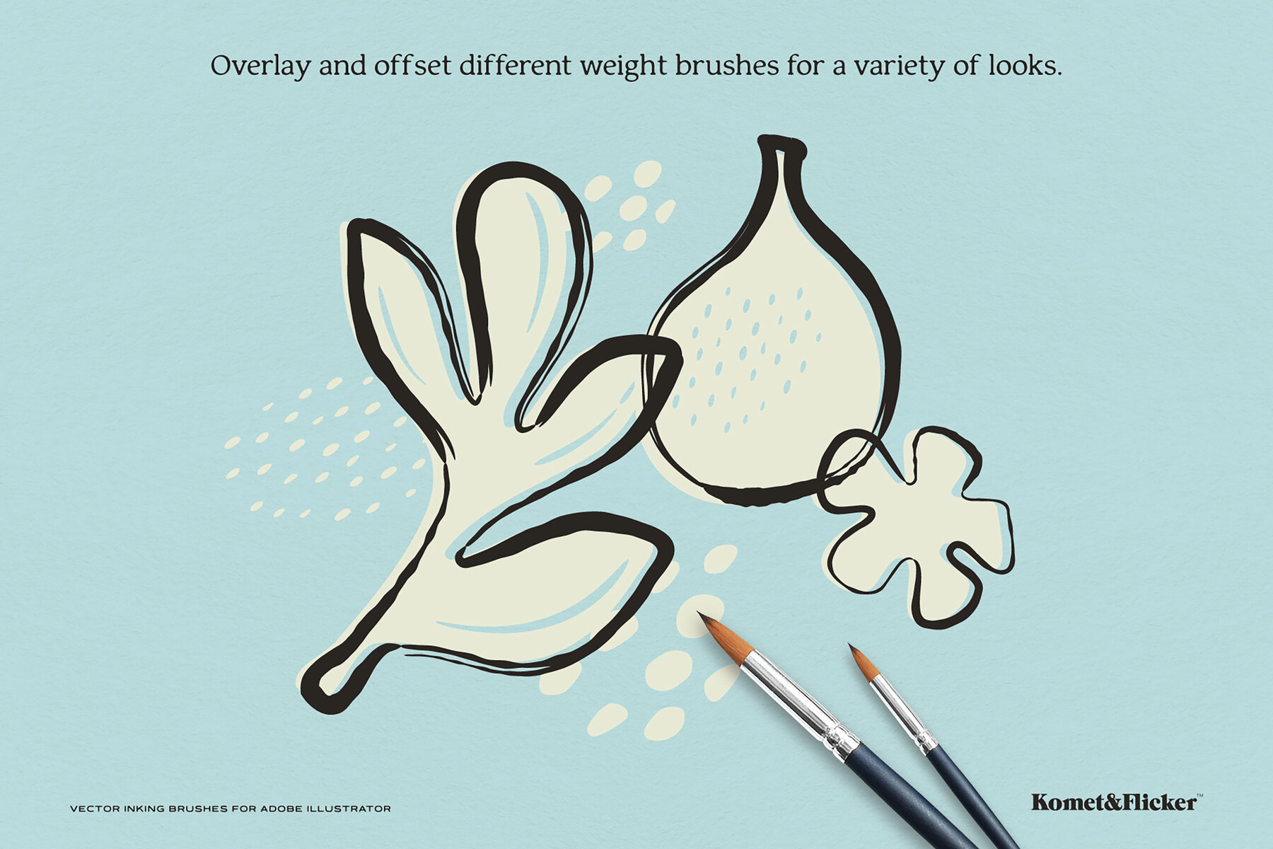 Vector Inking Brushes for Illustrator 8