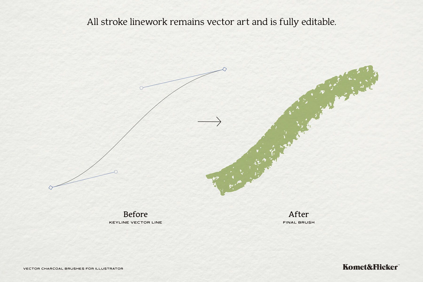 Vector Charcoal Brushes for Illustrator 8