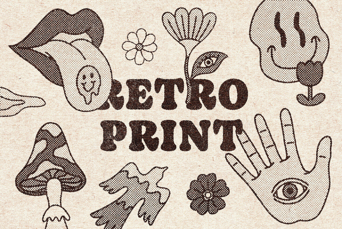 Retro Print Effect 1