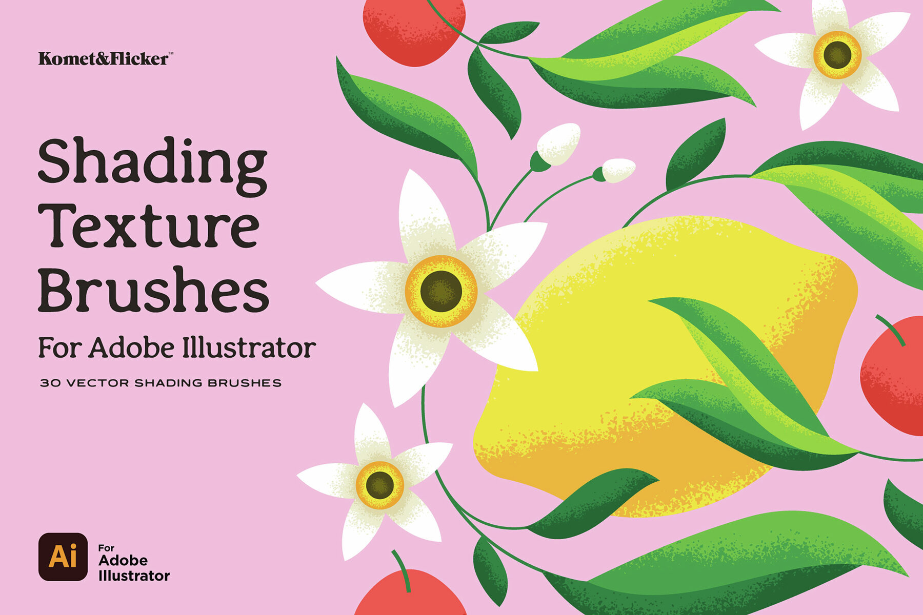 Shading Texture Brushes for Illustrator 1
