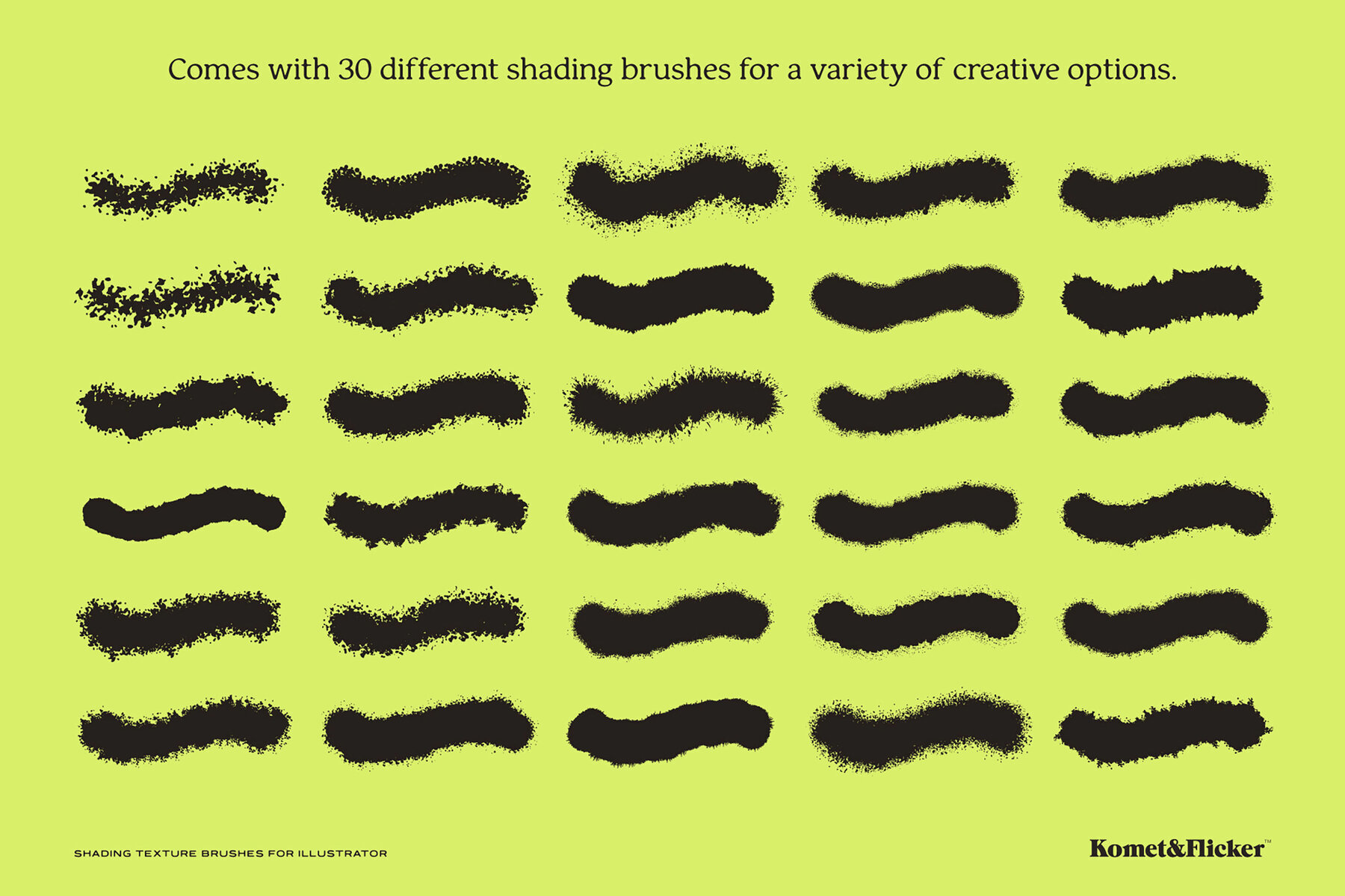 Shading Texture Brushes for Illustrator 2