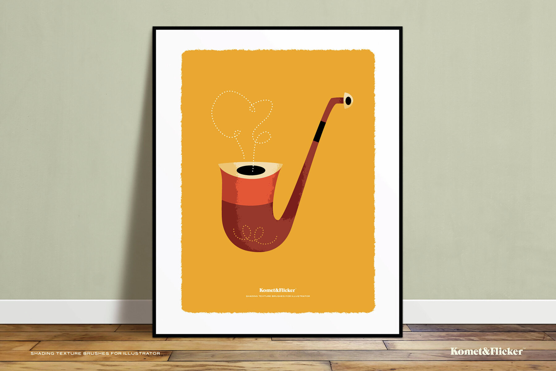 Shading Texture Brushes for Illustrator 6