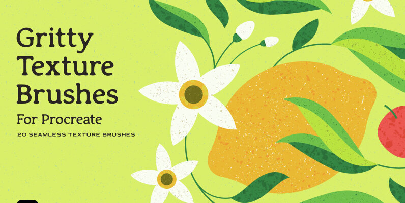 Gritty Texture Brushes for Procreate