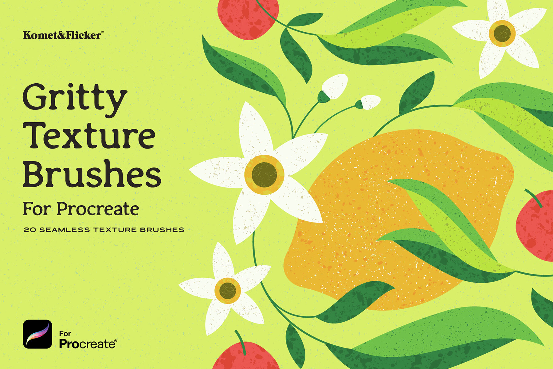 Gritty Texture Brushes for Procreate 1