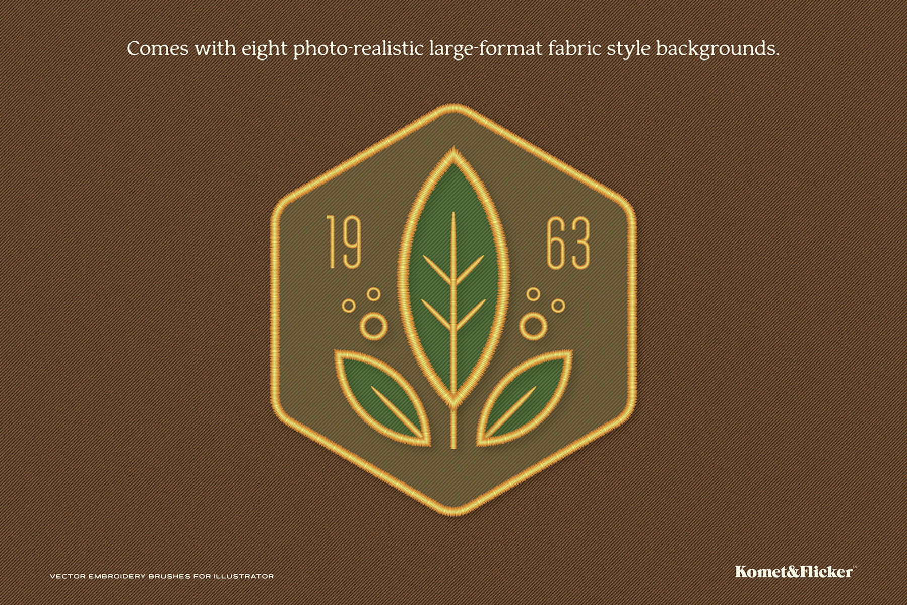 Vector Embroidery Brushes for Illustrator 9