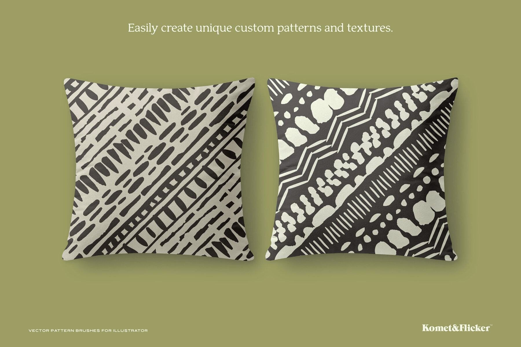 Vector Pattern Brushes for Illustrator 4