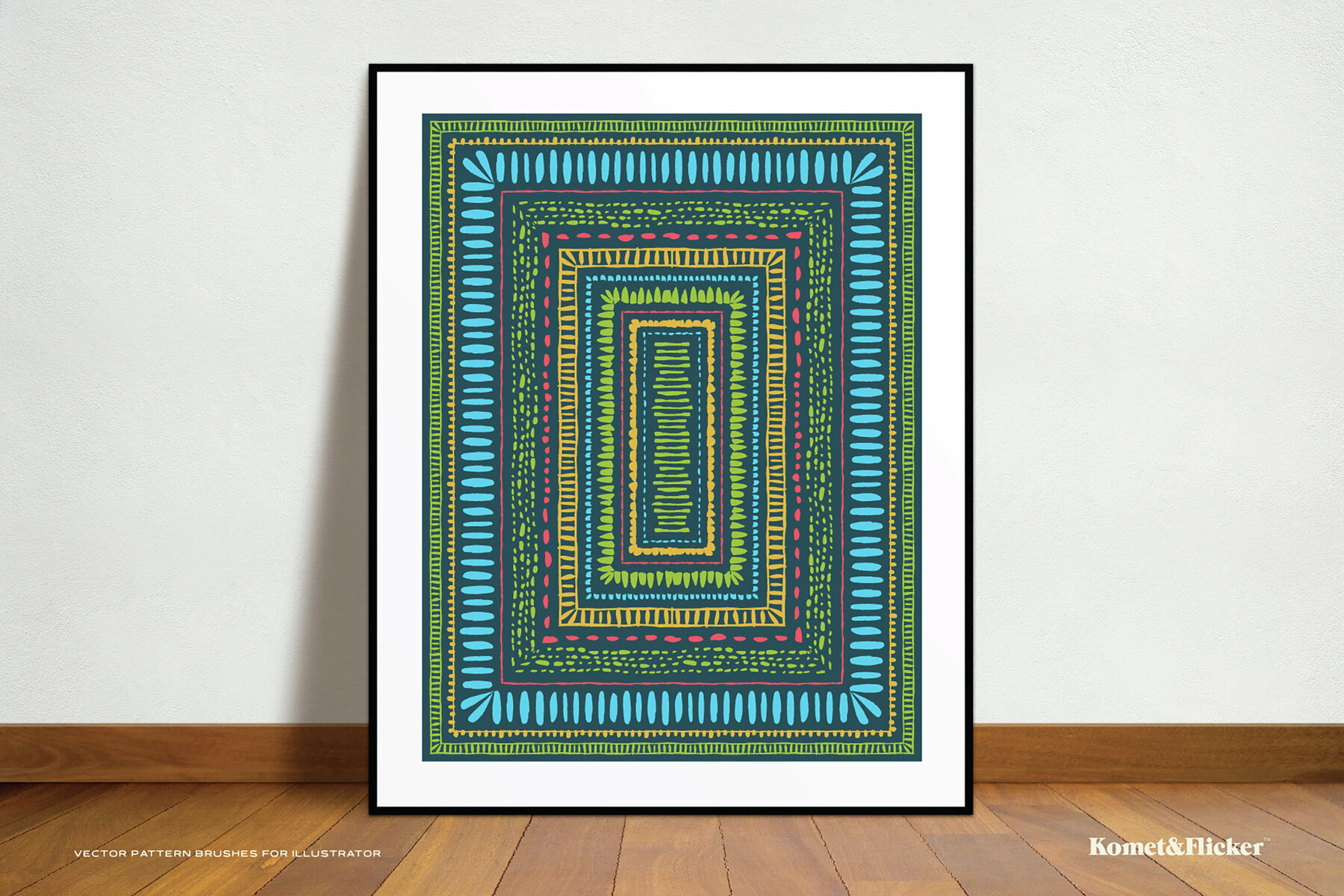 Vector Pattern Brushes for Illustrator 8