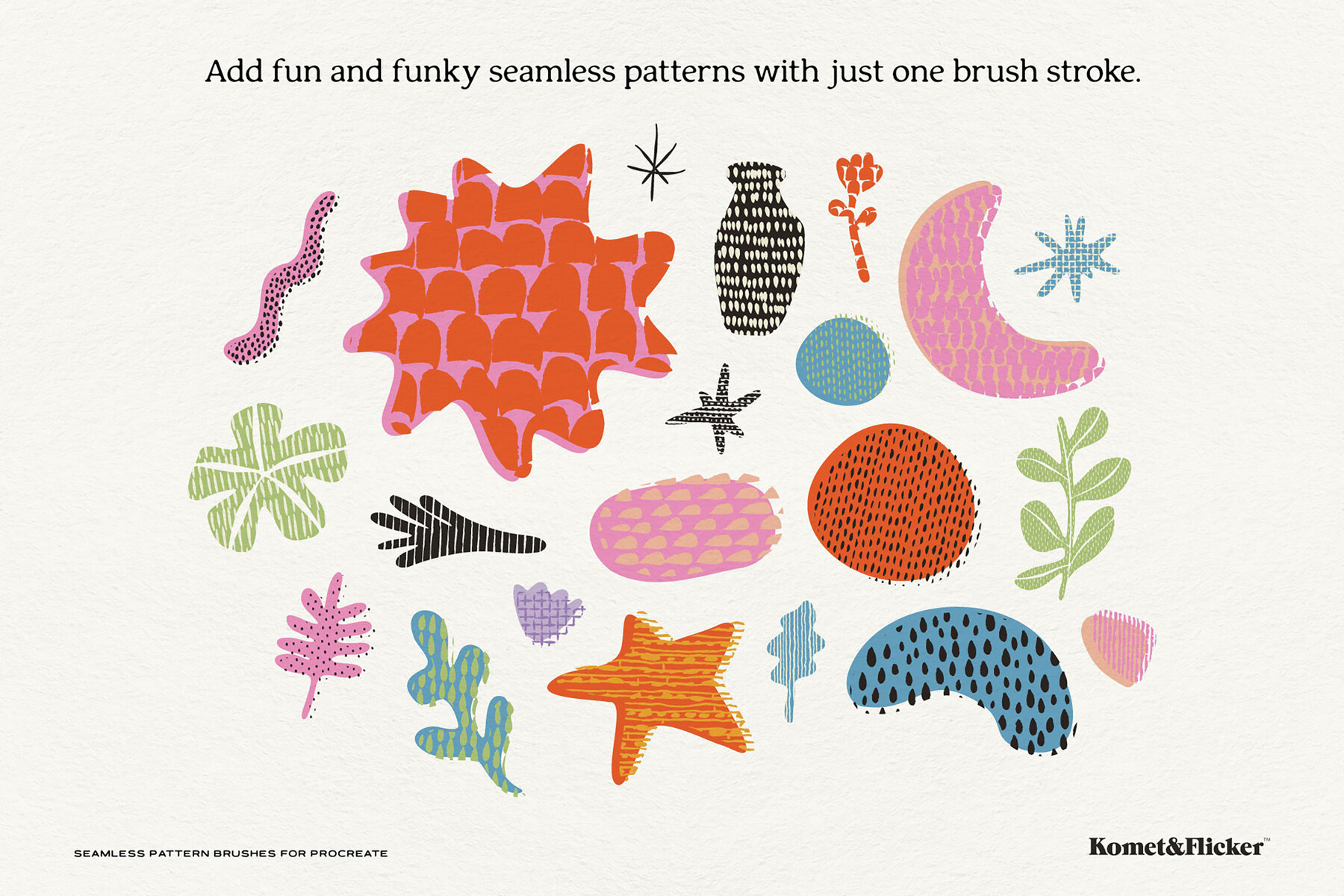 Seamless Pattern Brushes for Procreate 6
