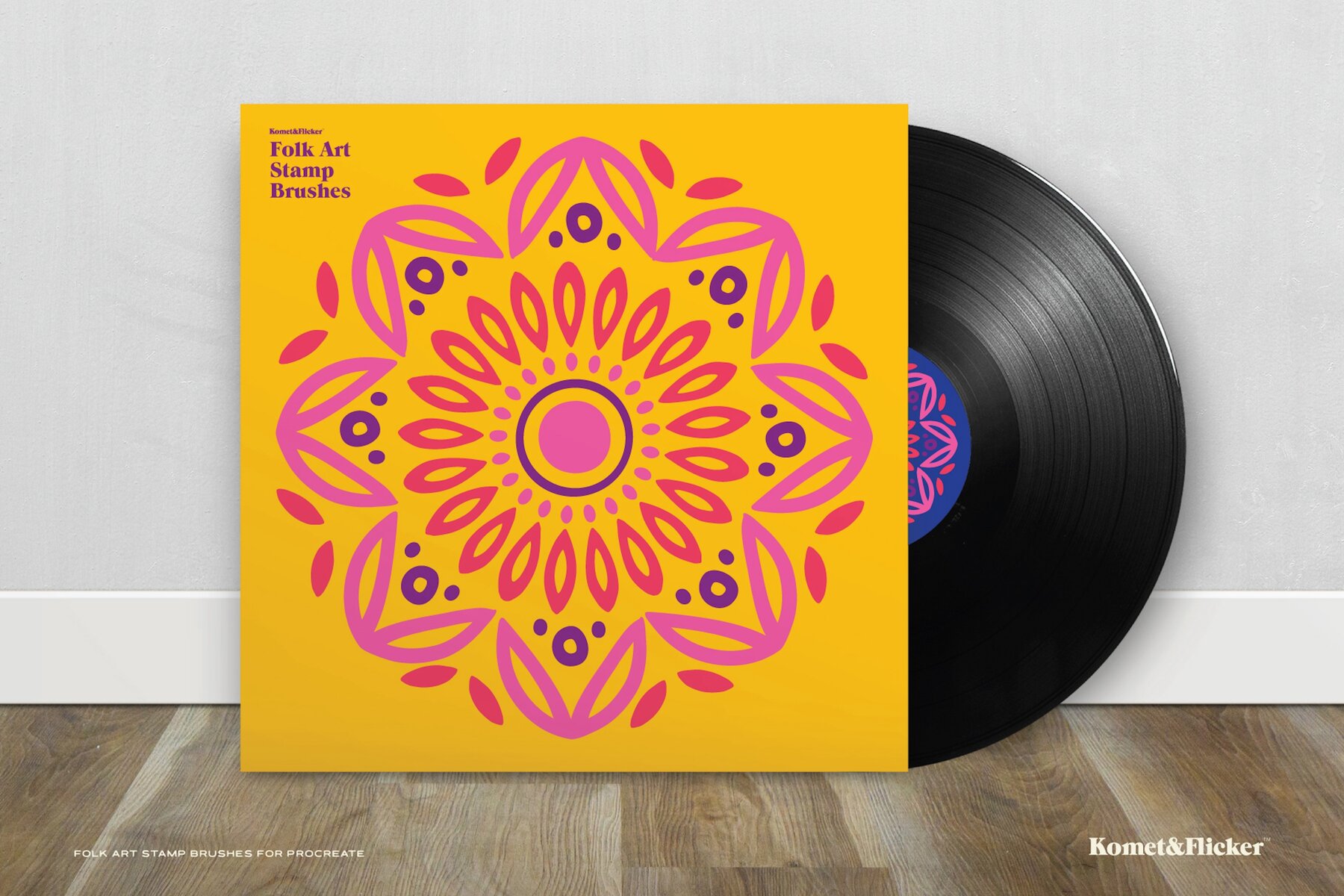 Folk Art Stamp Brushes for Procreate 12