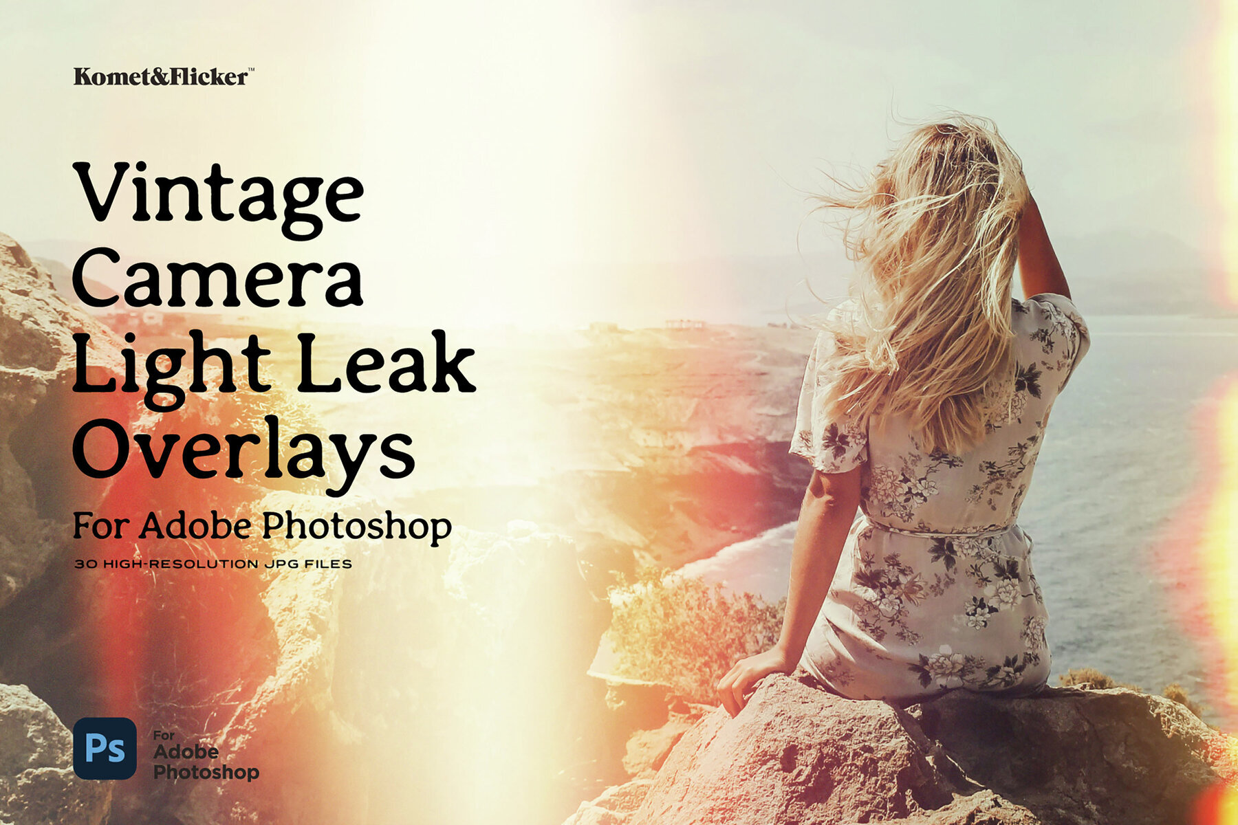 Vintage Camera Light Leak Overlays for Photoshop 1