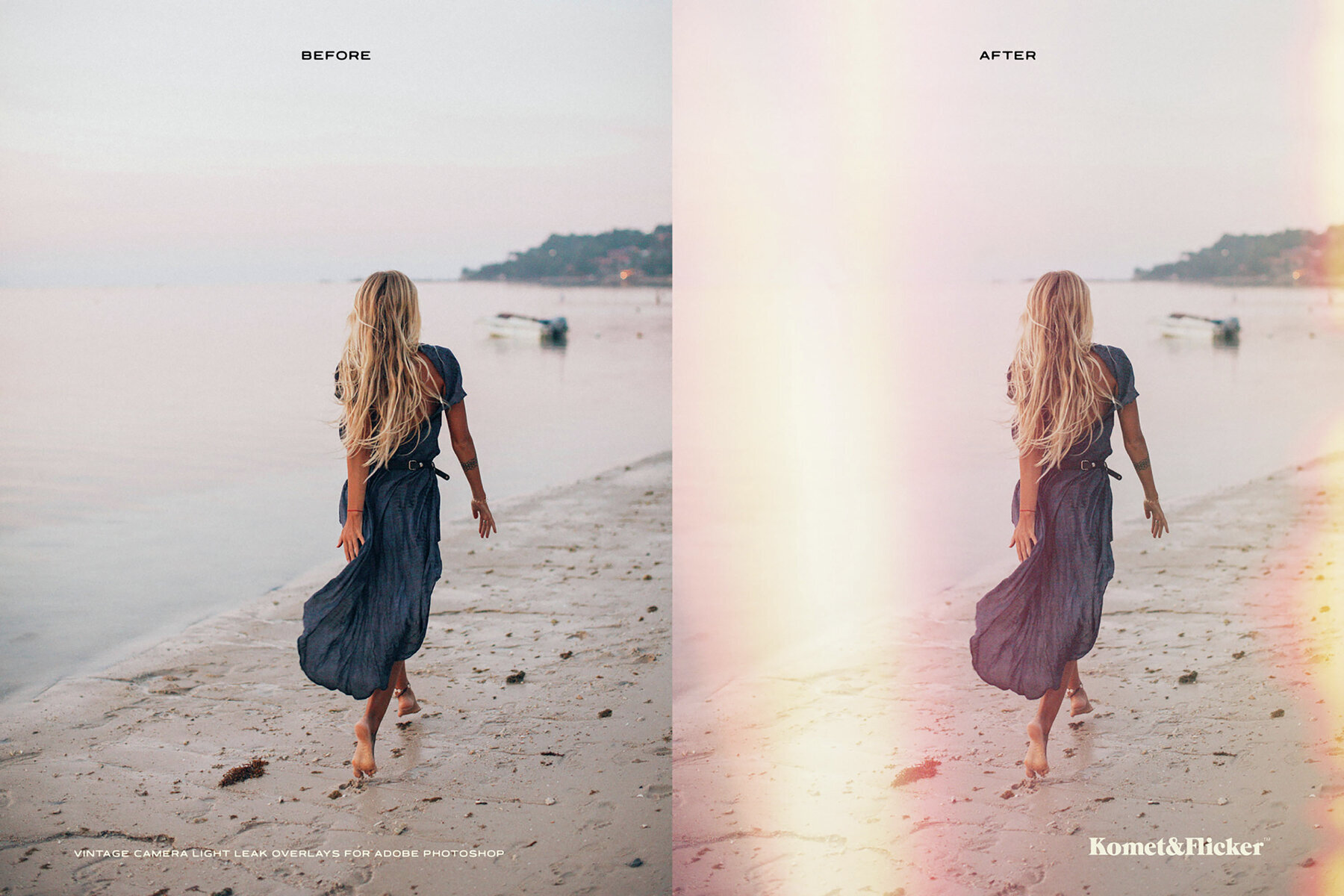 Vintage Camera Light Leak Overlays for Photoshop 2