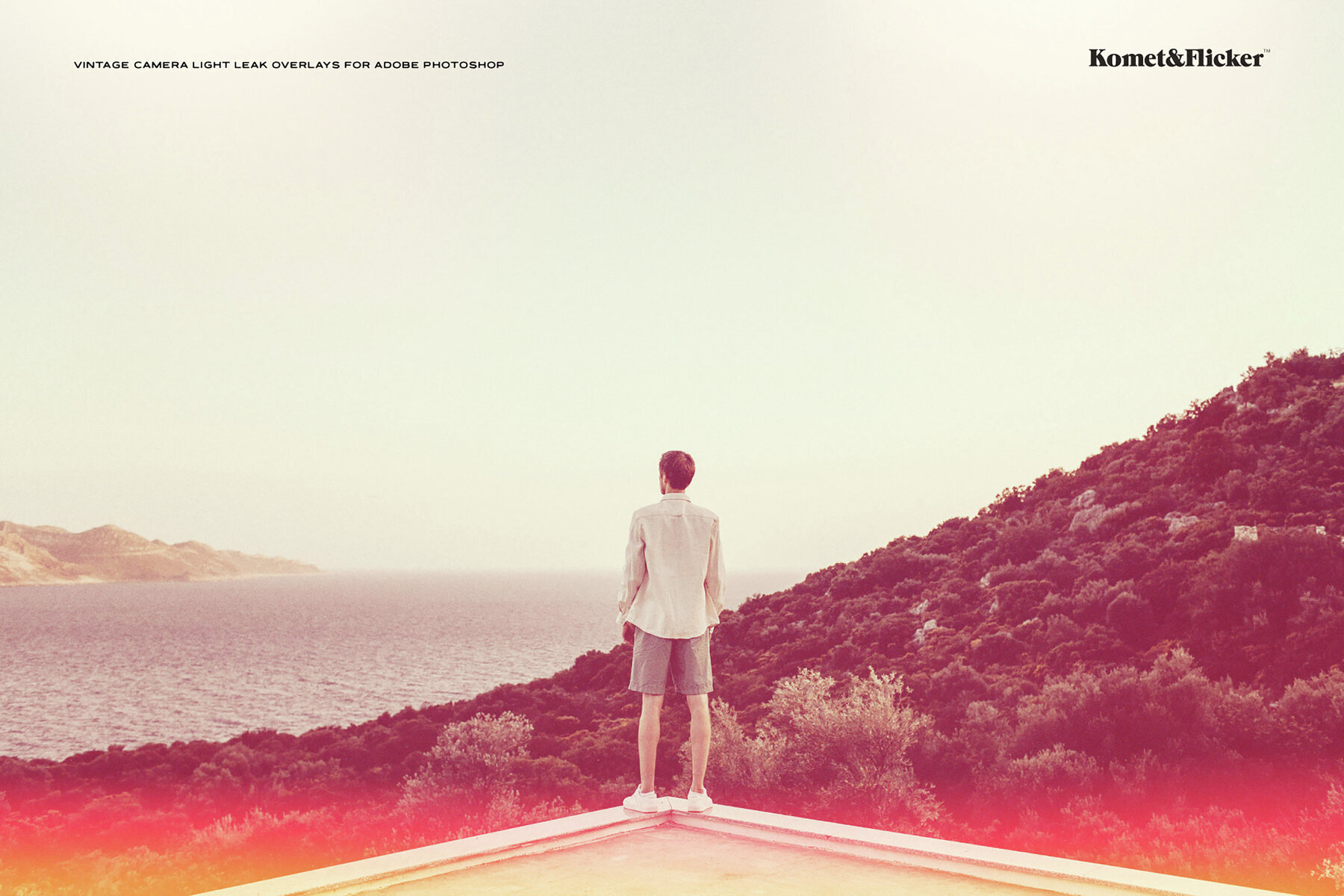 Vintage Camera Light Leak Overlays for Photoshop 3