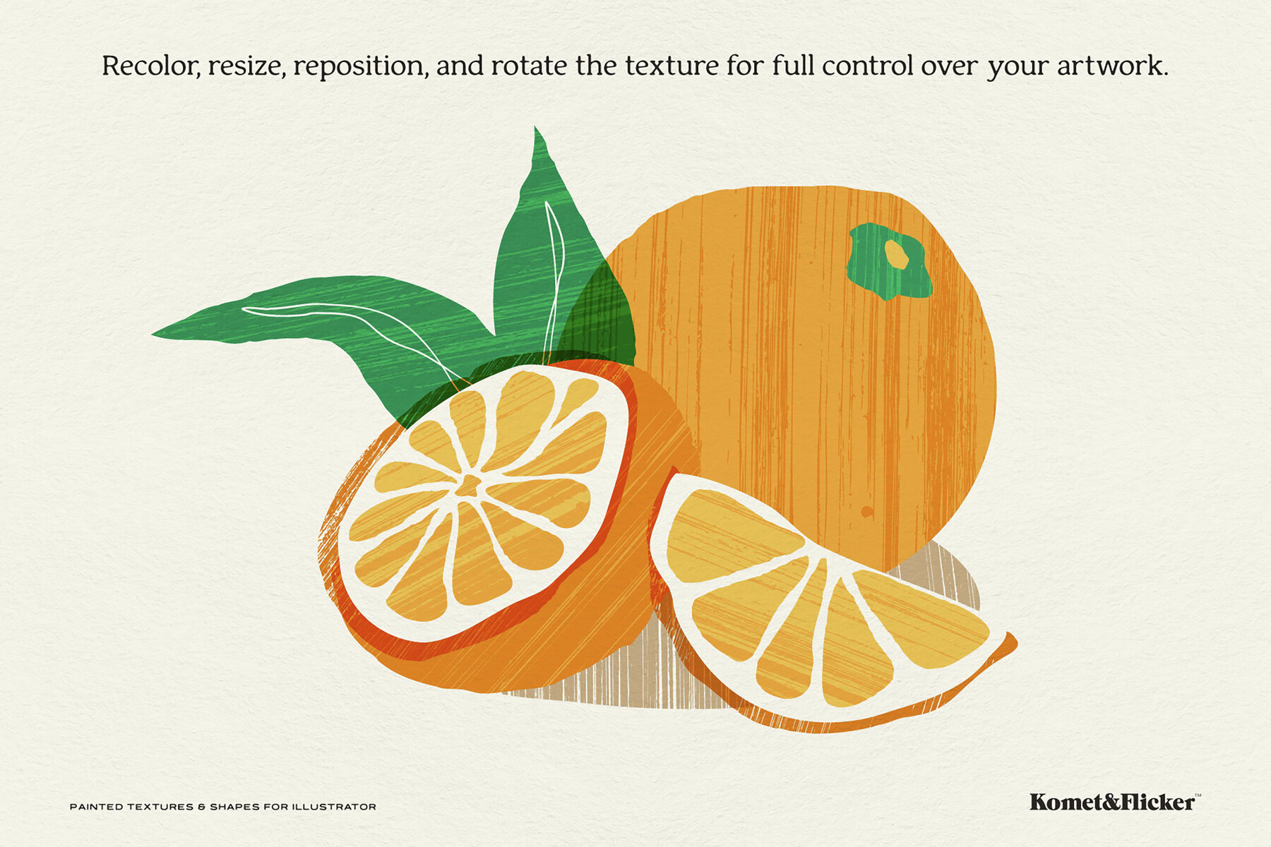 Painted Textures and Shapes for Illustrator 6