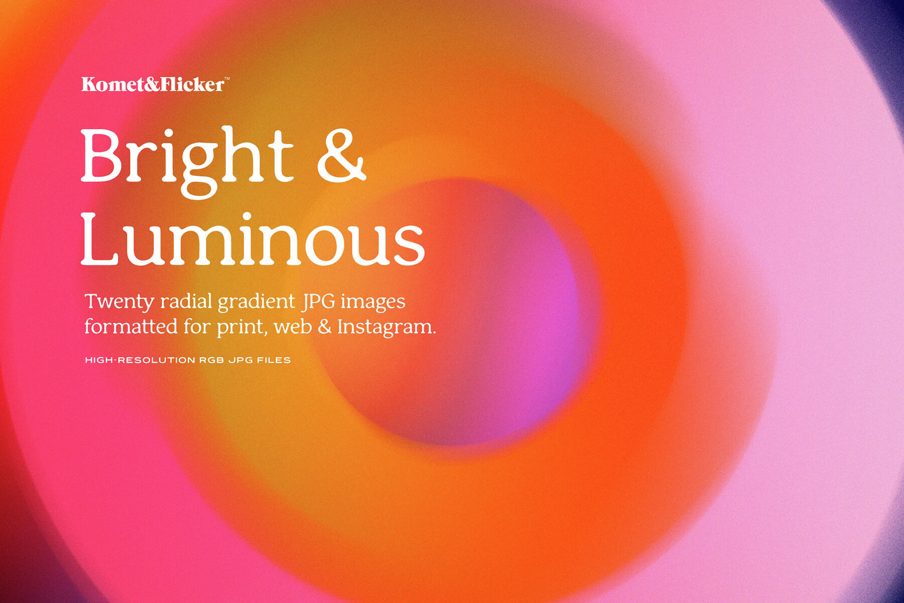 Bright and Luminous Radial Gradient Backgrounds 1